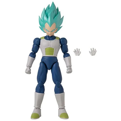 BANDAI NAMCO Dragon Ball Stars Super Saiyan Blue Vegeta Version 2 Action Figure